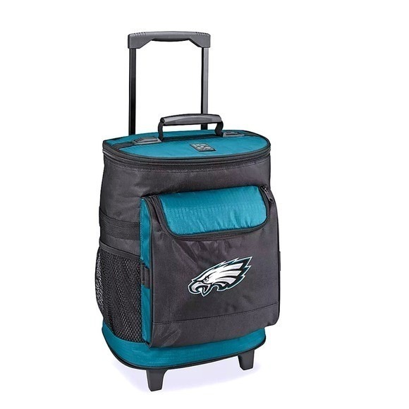 Logo Brands Other - NFL ~ Rolling Cooler Bag ~ Green/Black ~ Insulated/Leak Proof/48 Can‎ Capacity